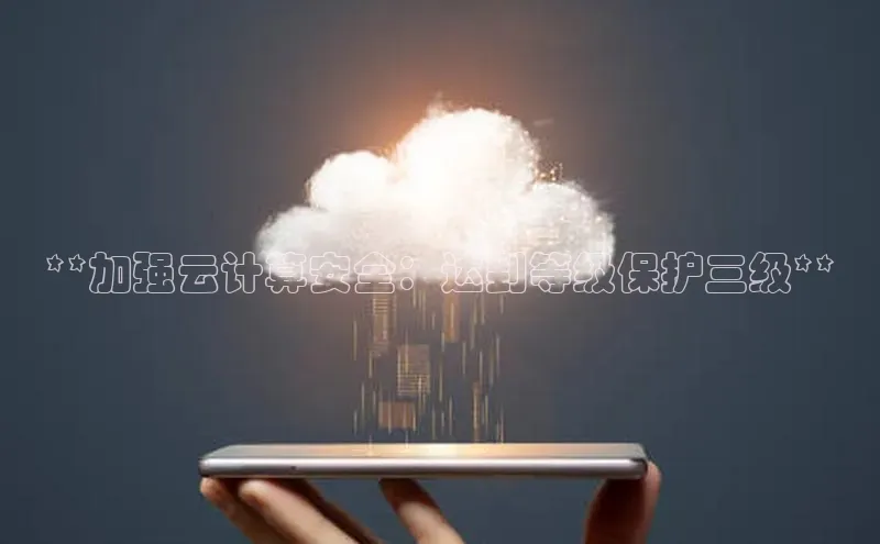 意昂体育4百度手机助手**加强云计算安全：达到等级保护三级**