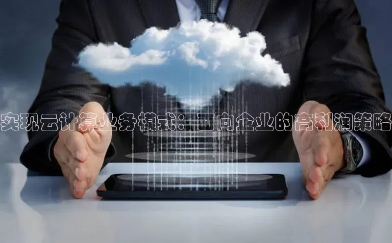 意昂458同城实现云计算业务模式：面向企业的高利润策略